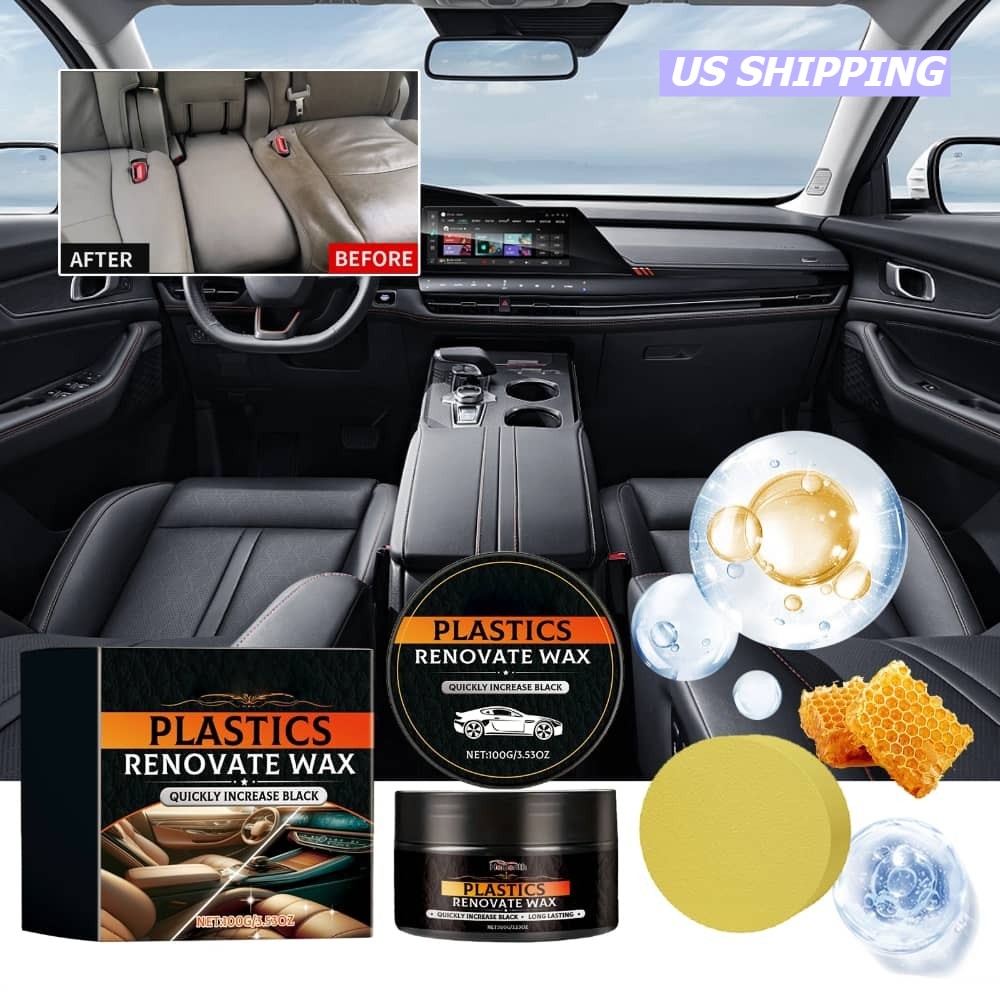 Car Leather Color Restorer Cream 100g Plastics Renovate Wax Seats Cleaning Kits