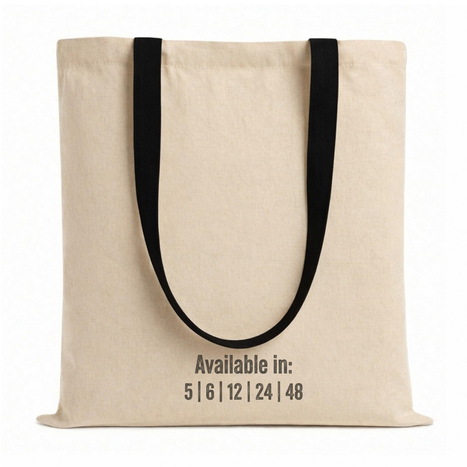 5| 6| 12| 24| 48| 100| 200 Pack Canvas Tote Bags Bulk, Lightweight Bulk Reusa…