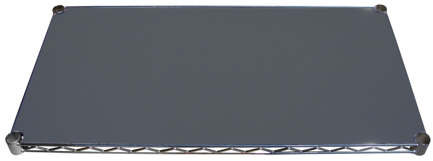 Wire Shelving Liner 3-Pack Reversible Gray Pre-Cut Corners PVC USA Made
