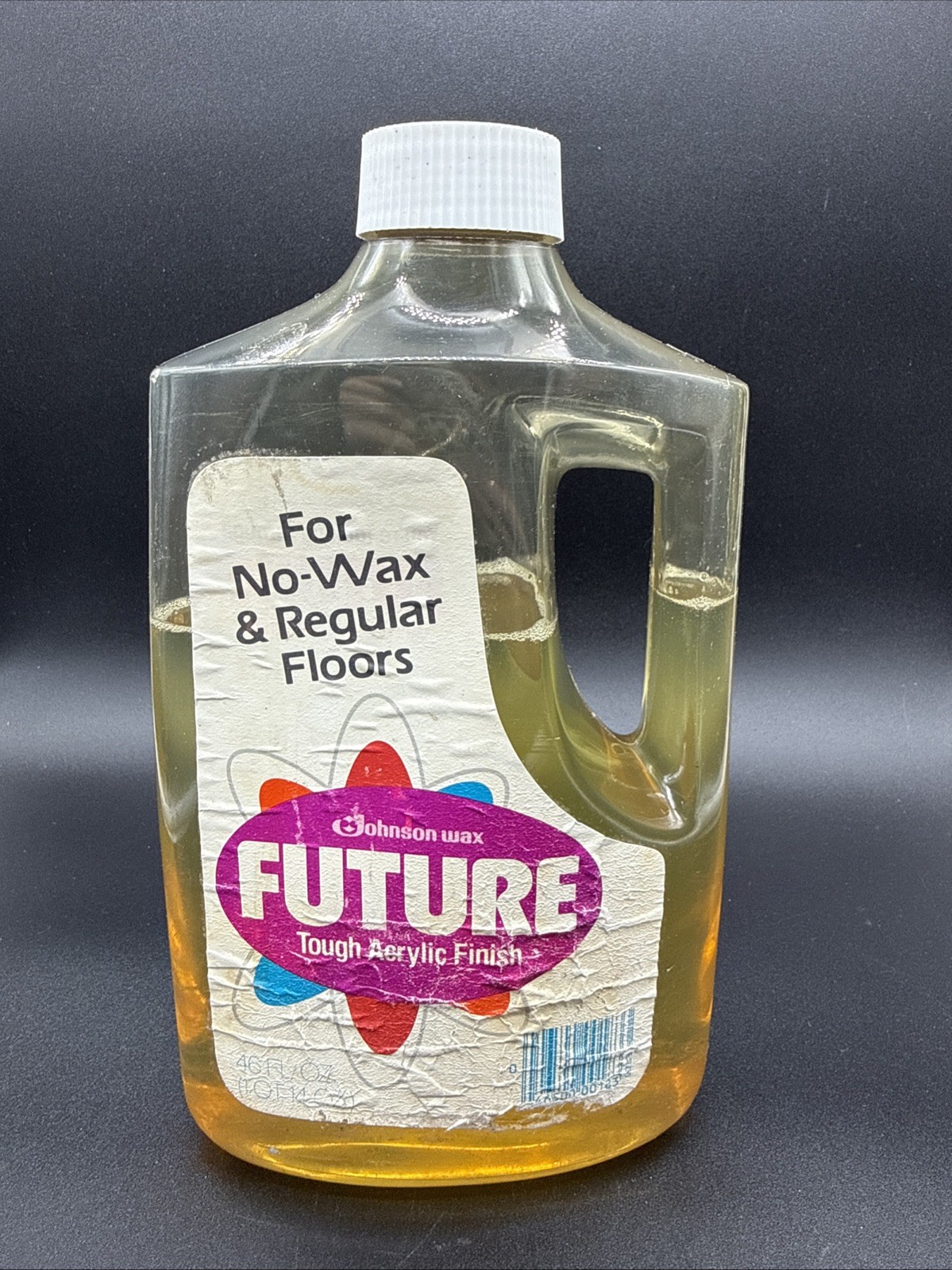 Vintage Future No Wax Floor Shine 1980 SE Johnson 46 oz ~75% full