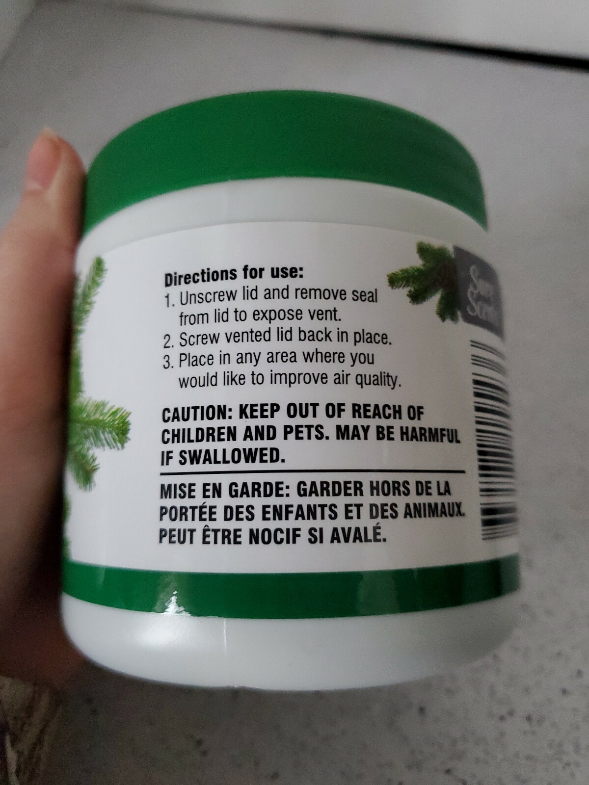 Sure Scents SPRUCE Solid Gel Air Freshener 13 Ounces