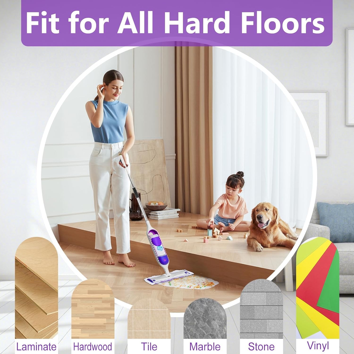 Disposable Mopping Pads Refills for Swiffer Powermop Power Mop Multi-Surface