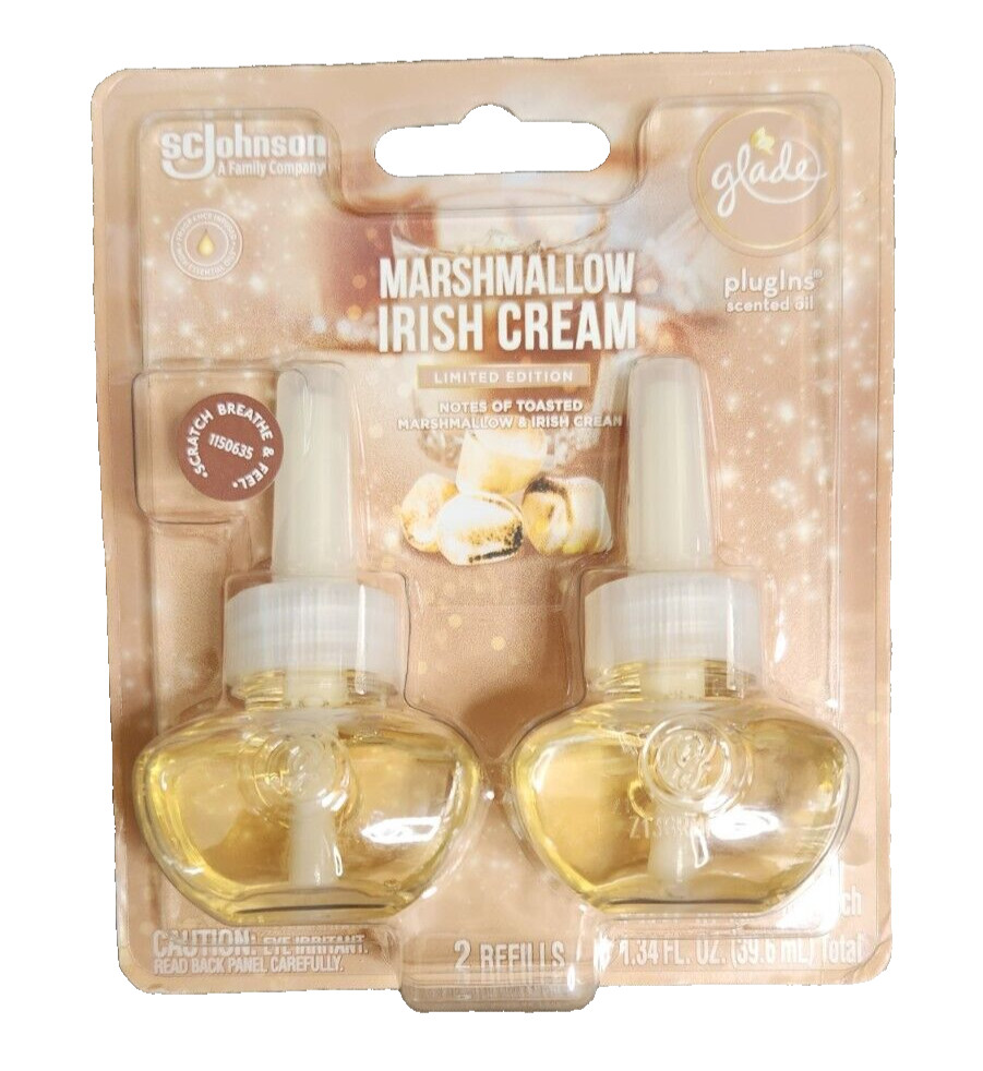 Glad Plugins Refill 2 count Mashmallow Irish Cream Oil