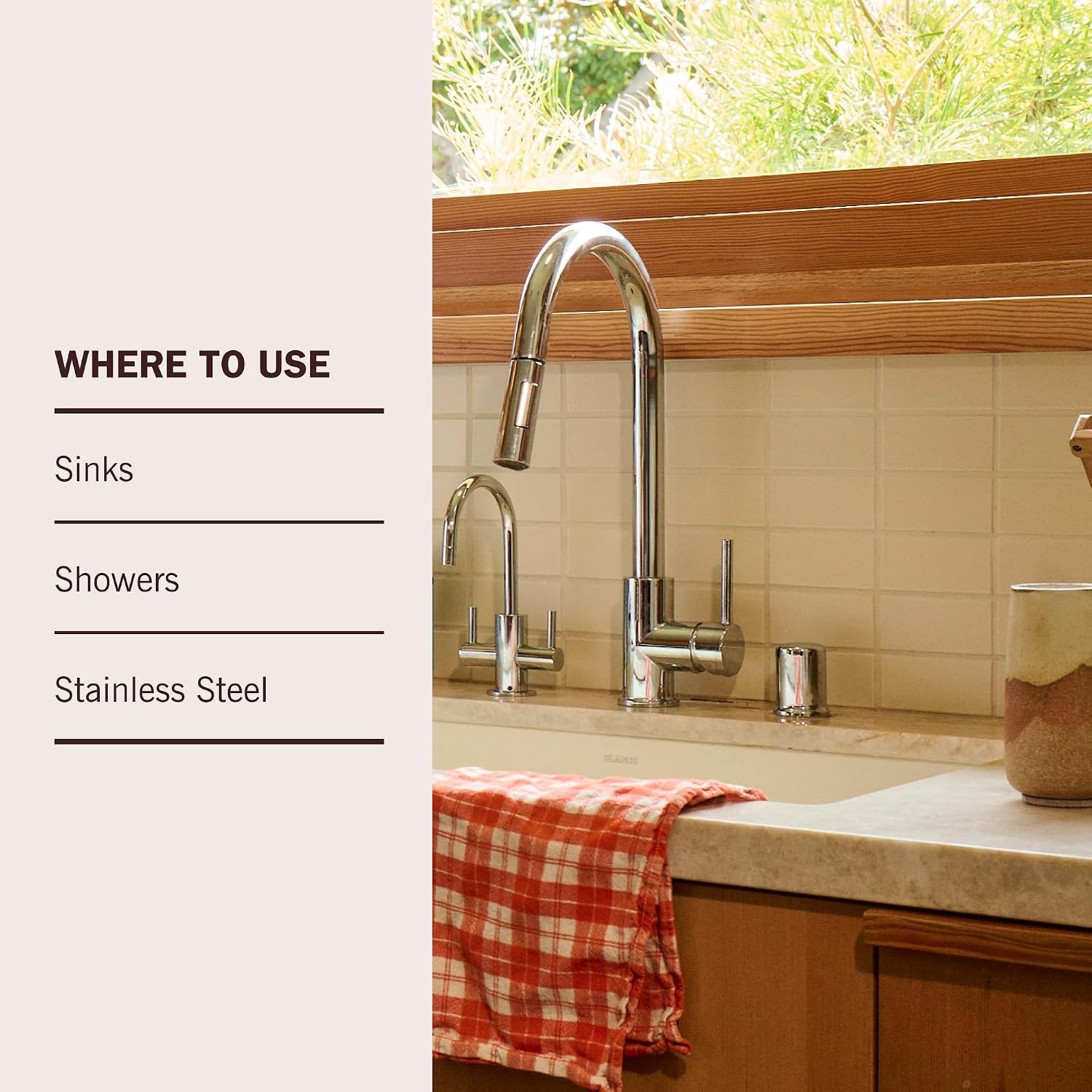 MRS. MEYER’S CLEAN DAY Vinegar Gel Cleaning Spray, Bathroom Use, No-Rinse