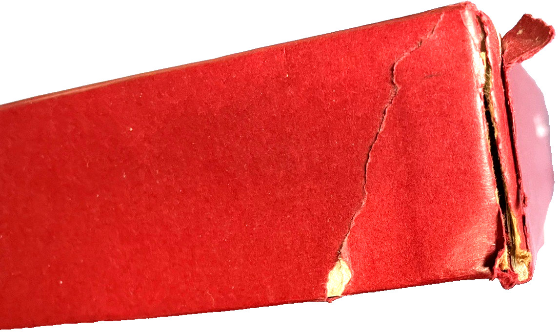 SALVATORE FERRAGAMO MENS BURGUNDY EMPTY SHOE BOX & PAIR SHOE DUST CLOTHS INCLUDE