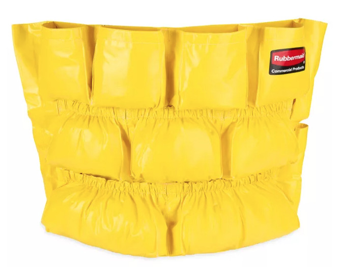 Rubbermaid Brute Caddy Bag Yellow FG-2642-00 Commercial Cleaning Organizer