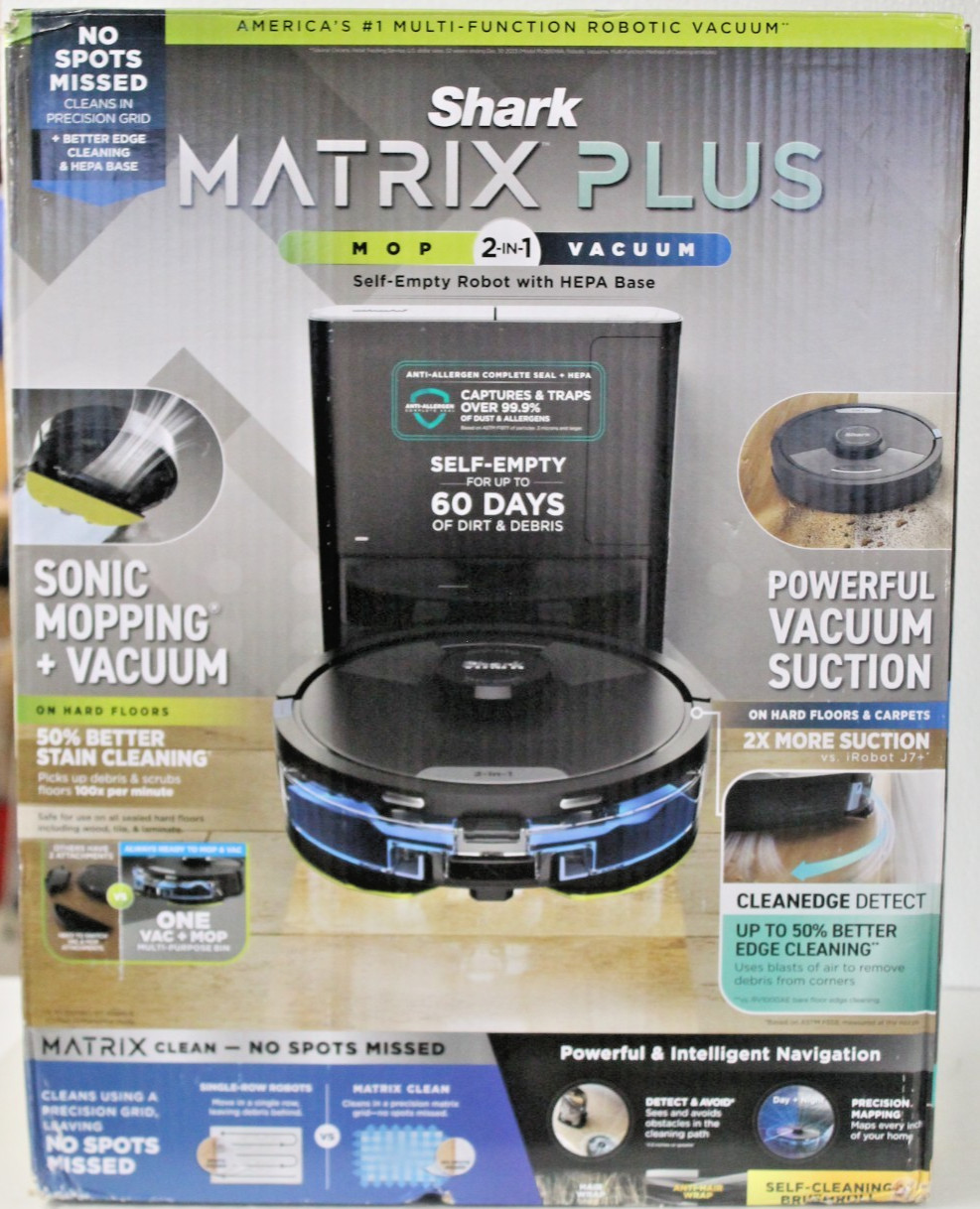 Shark AI Ultra 2in1 Robot Vacuum & Mop – Black (RV2610WA)