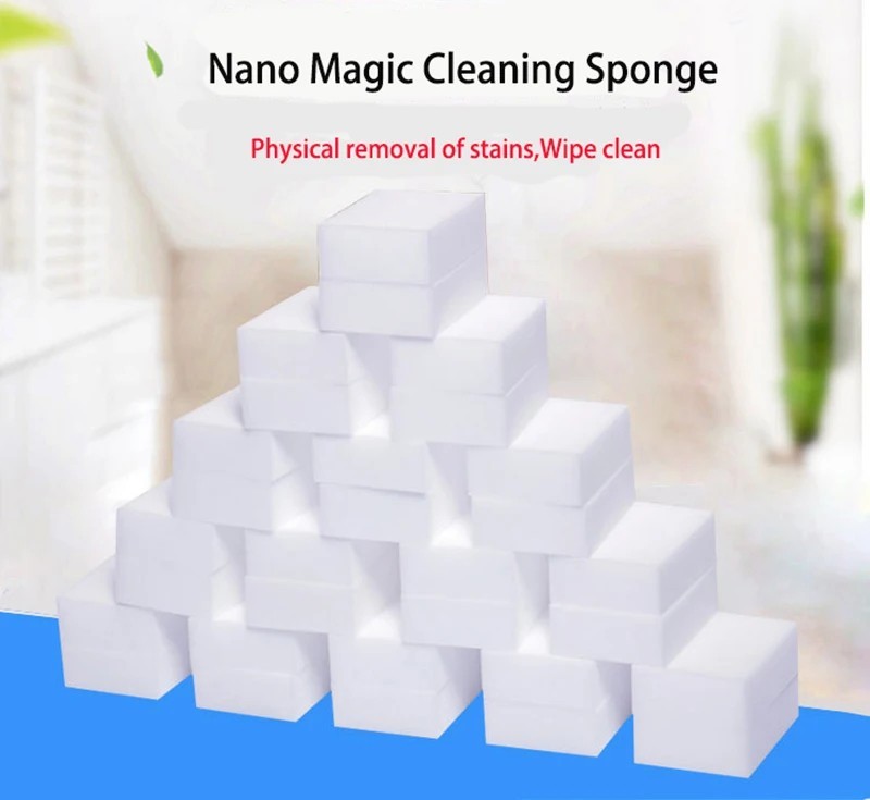 Lot 100pcs Magic Sponge Eraser Melamine Washing Thick Cleaning Foam Home Tool*
