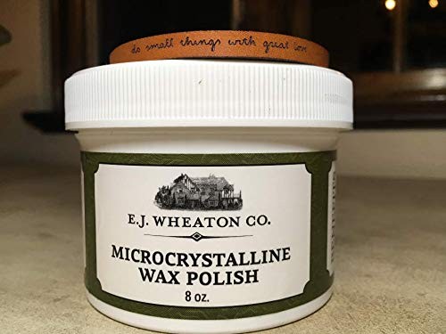 Microcrystalline Wax Polish Metal Leather Wood Surface Protective Sealer 8 oz