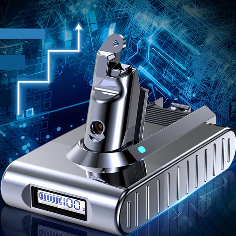 For Dyson V6 Battery DC58 Trigger Extra DC59 SV09 SV03 Battery with LED Display