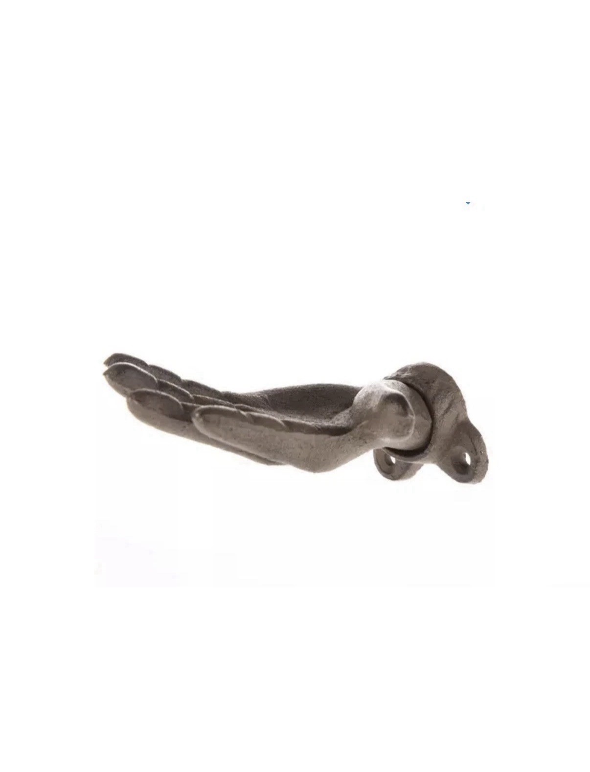 1 Cast Iron Wall Hook Brown Rustic Finish Left Hand Vintage Style Curtain Tie