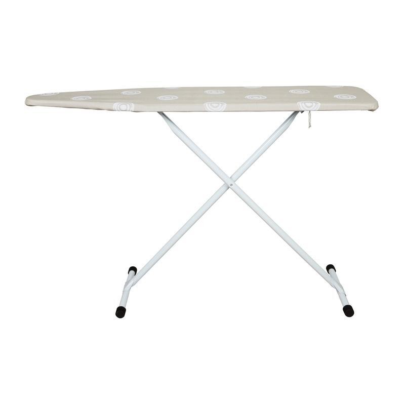 Ironing Board W/ Adjustable Steel Frame Cotton Cover Efficient Steam Release
