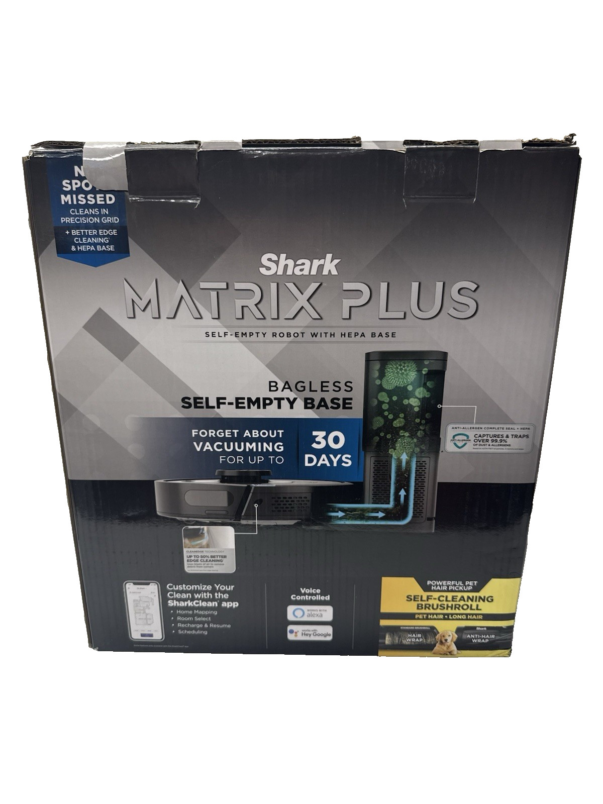 Shark Matrix Plus Robot Vacuum with Self-Empty HEPA Base BNIB Factory Sealed