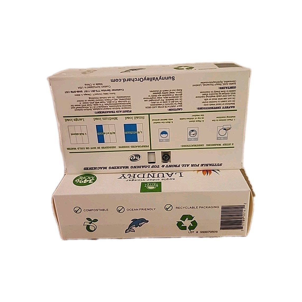Dissolvable Laundry Sheets Sunny Valley Orchard 400 Loads RAINFOREST New !!!