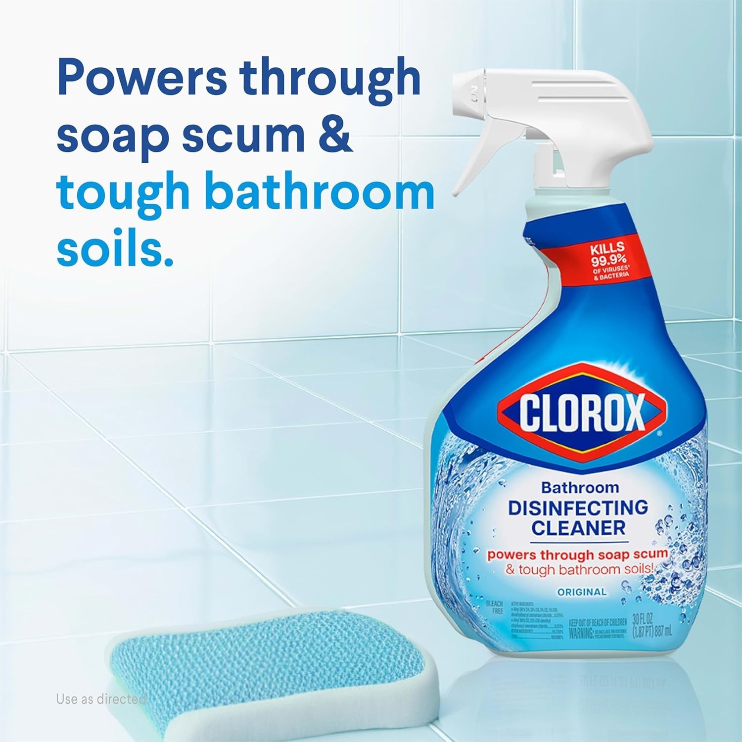 Clorox Disinfecting All-Purpose Cleaner Spray Crisp Lemon Bleach-Free 32 Oz 3pck