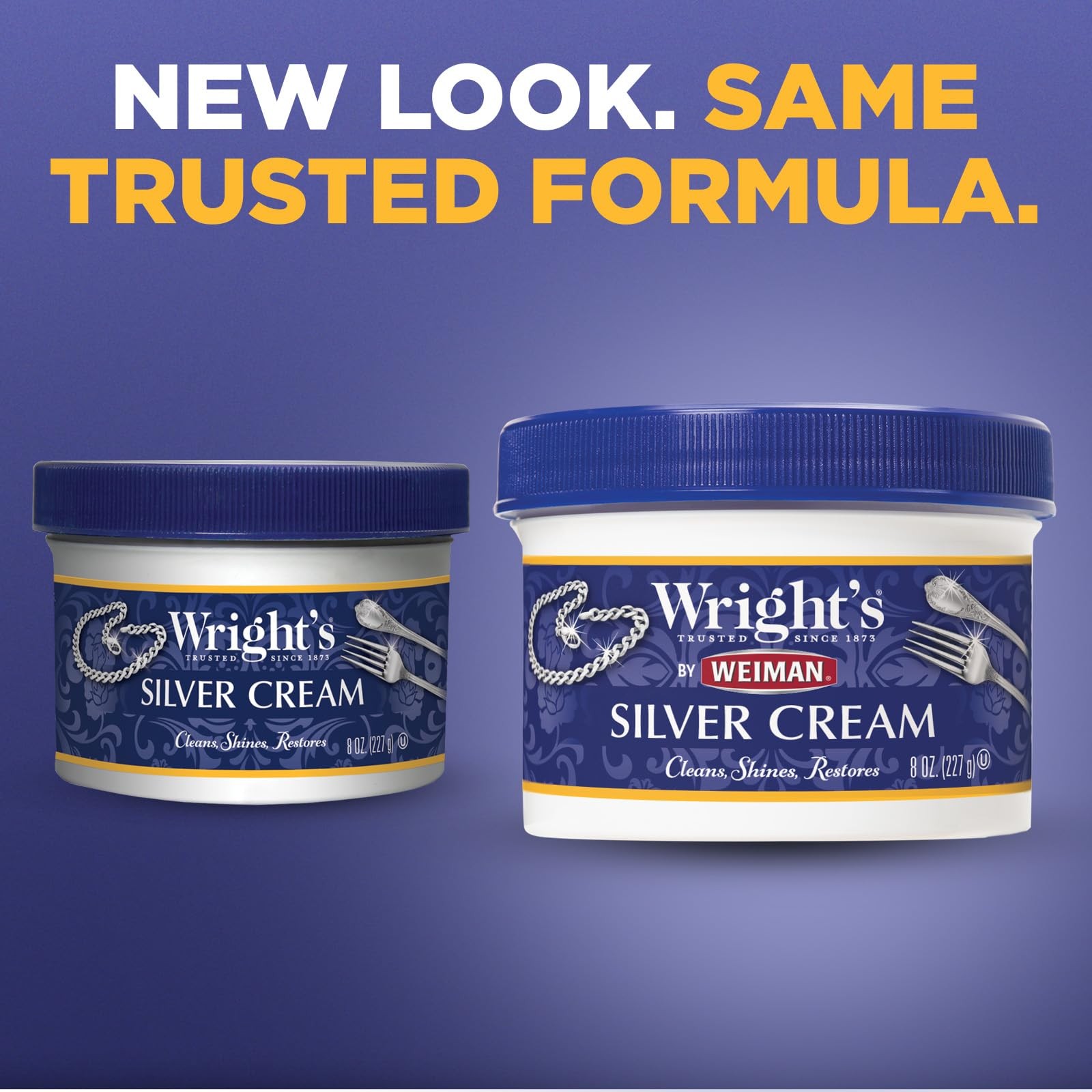 Wright’s by Weiman Silver Cleaner and Polish Cream with Polishing Cloth