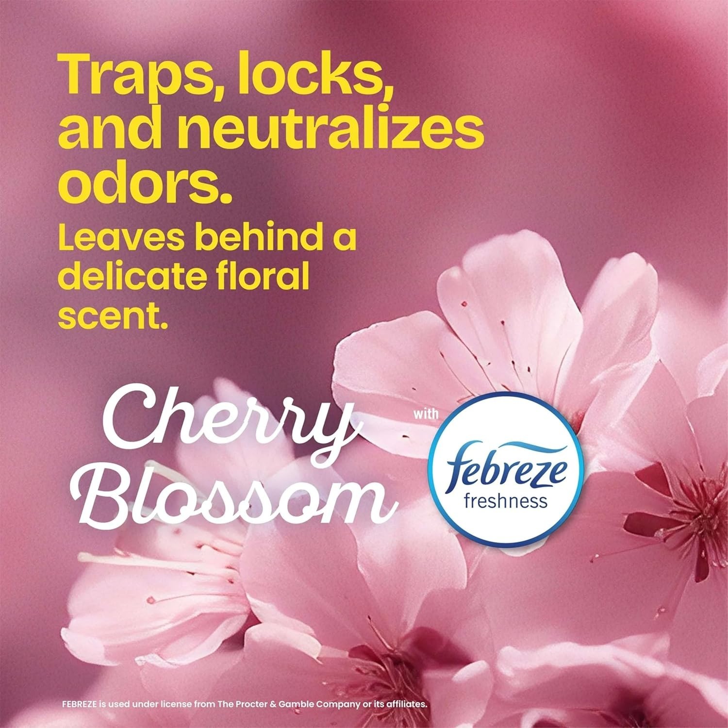 Glad Small Trash Bags 4 Gallon, Febreze Cherry Blossom Garbage Bags