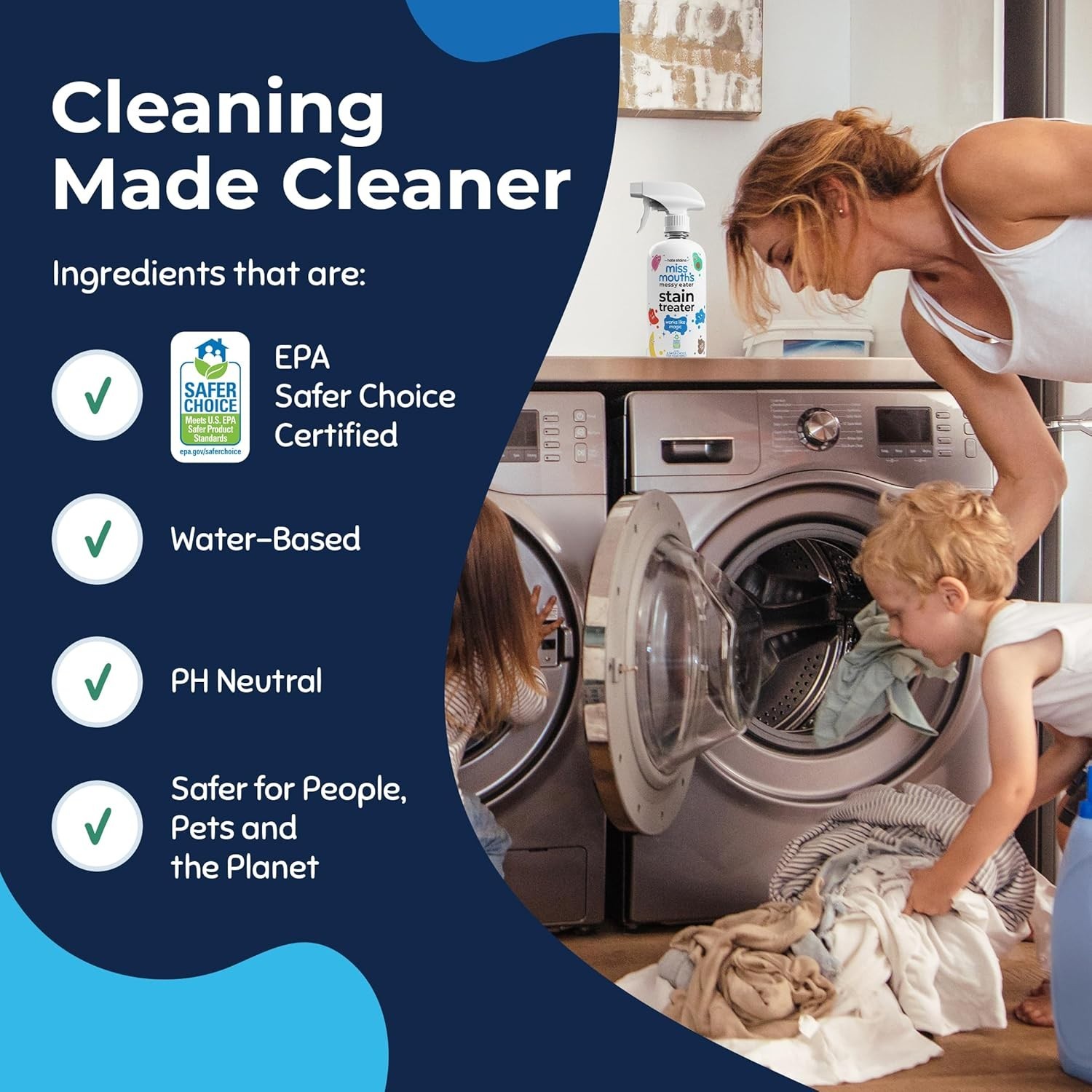 Messy Eater Stain Treater Spray – 16oz Laundry Stain Remover