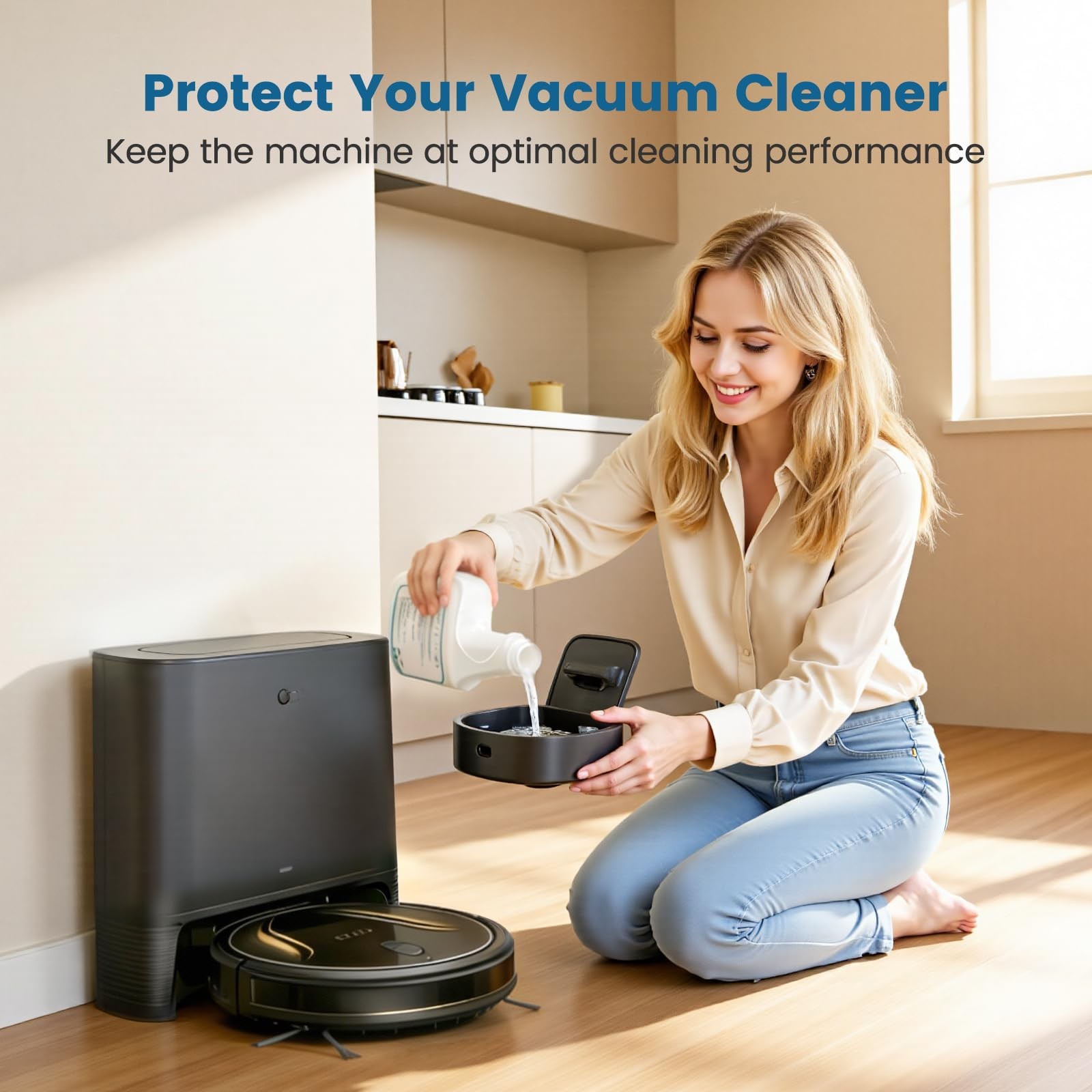 Floor Cleaning Solution 473ml for eufy Omni C20, X8 Pro, X10 Omni