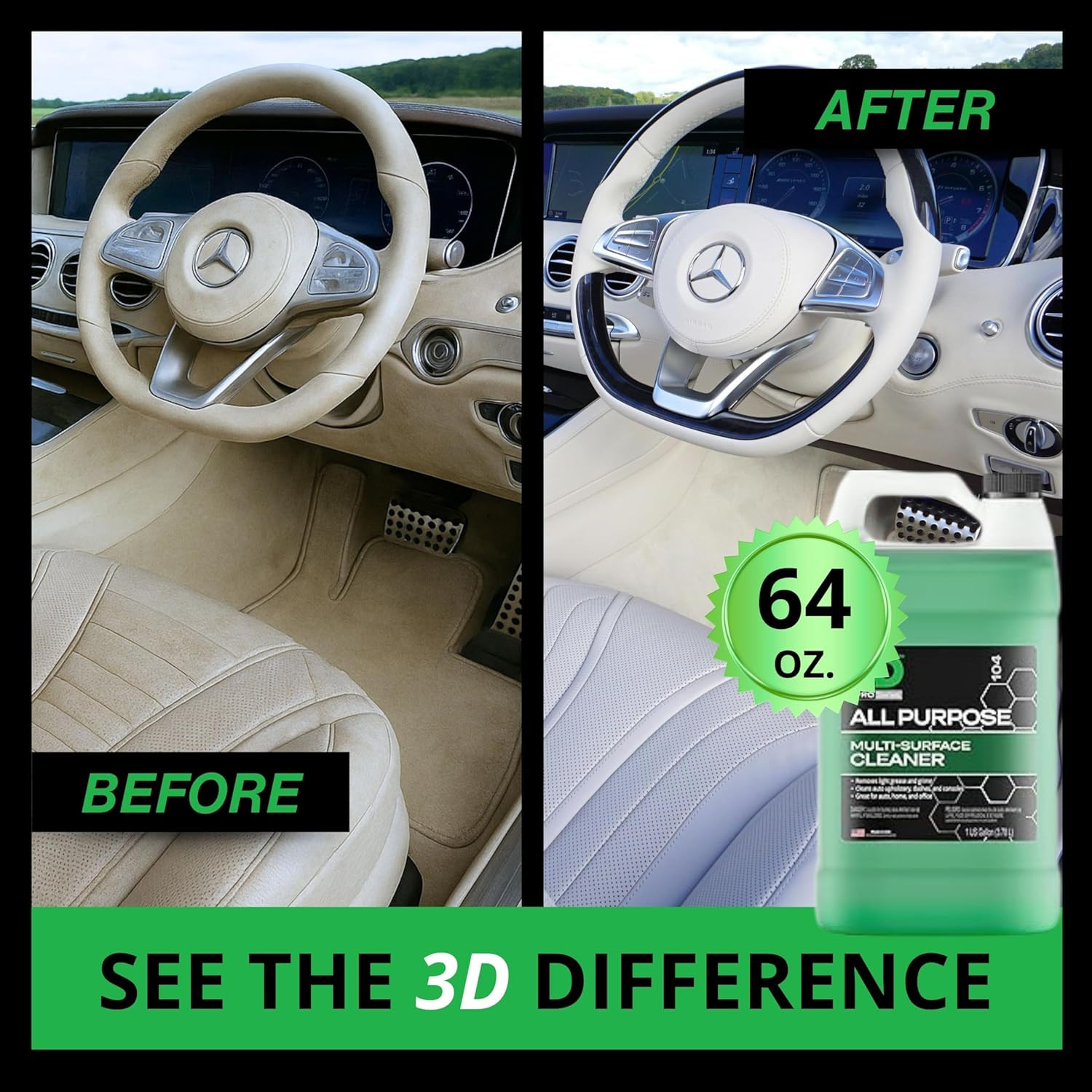 All Purpose Cleaner – High-Performance Interior & Exterior Car Cleaner for Vinyl