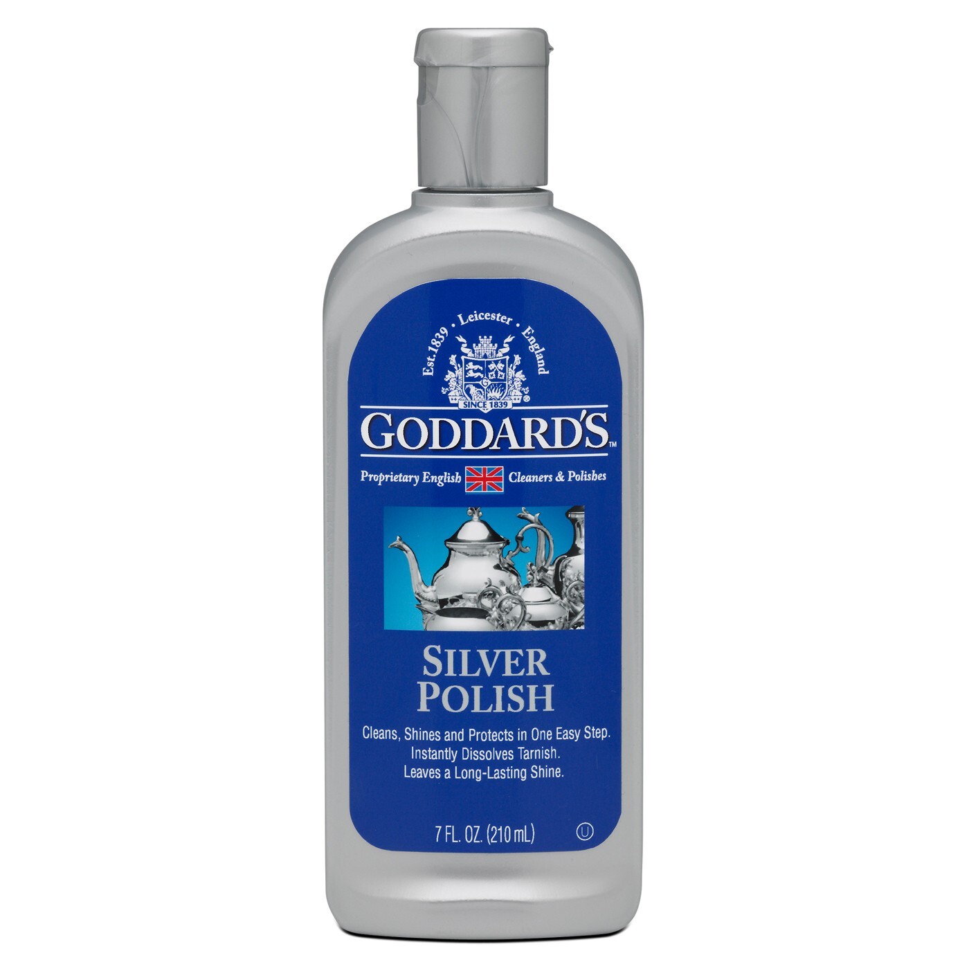 Goddard’s Silver Polish Liquid Clean, Shine, Protect, Remove Tarnish Silverware