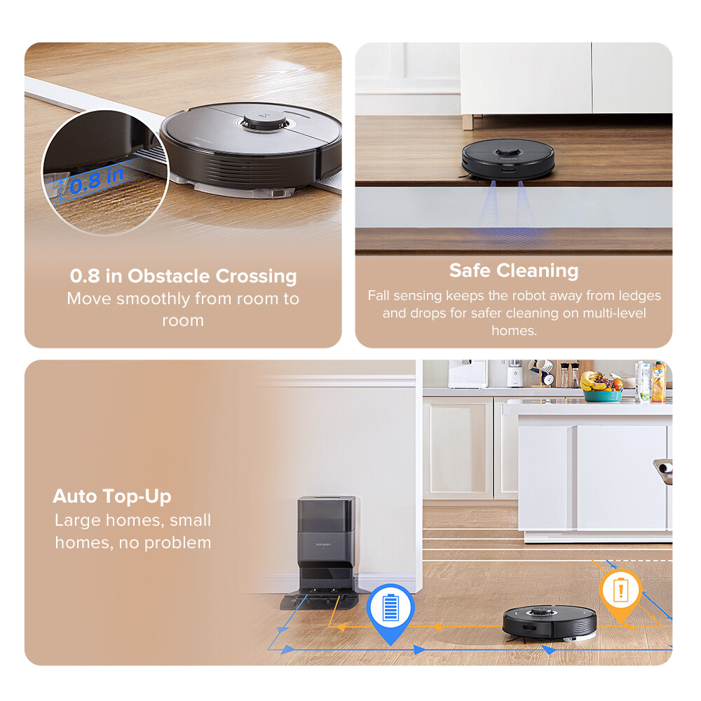 Roborock Q7 Max+ Self-Emptying Robot Vacuum Cleaner – Certified Refurbished