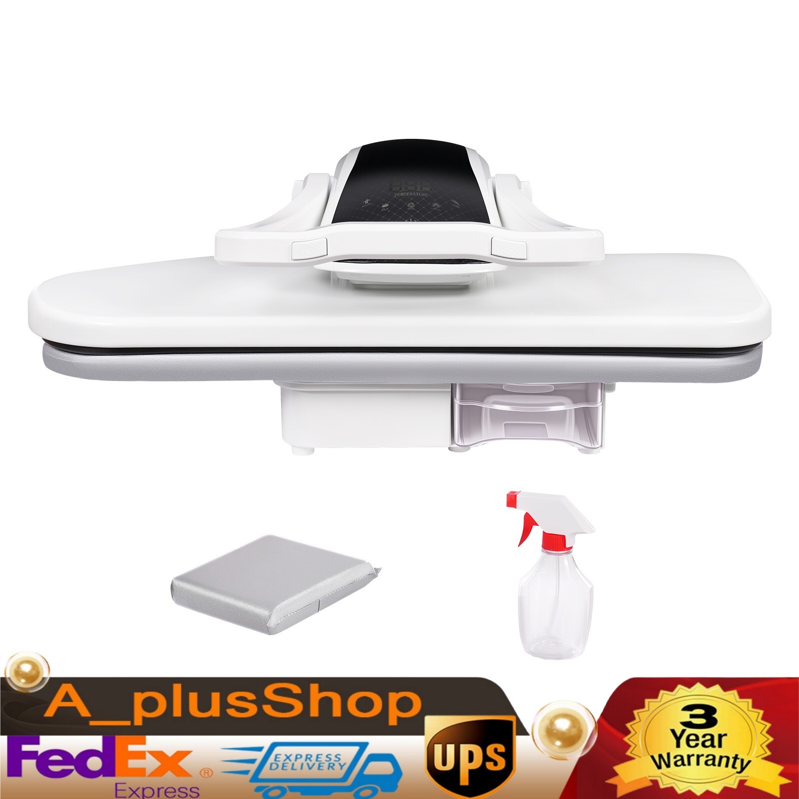 Intelligent Steam Press with Touch Screen, 5 Fabric Modes, 1600W Power