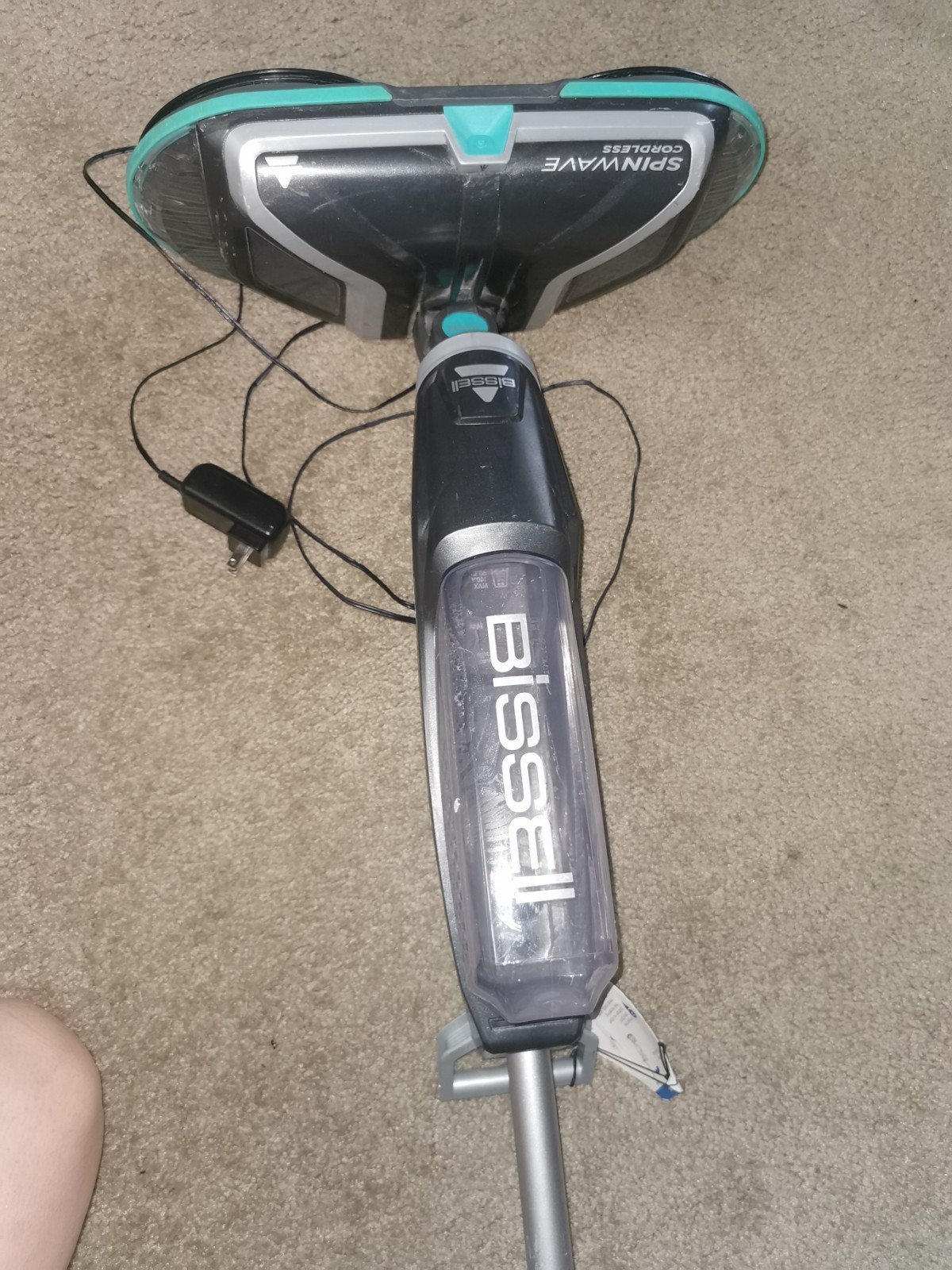BISSELL Spinwave Cordless Powered Hard Floor Spin Mop and Cleaner 2315