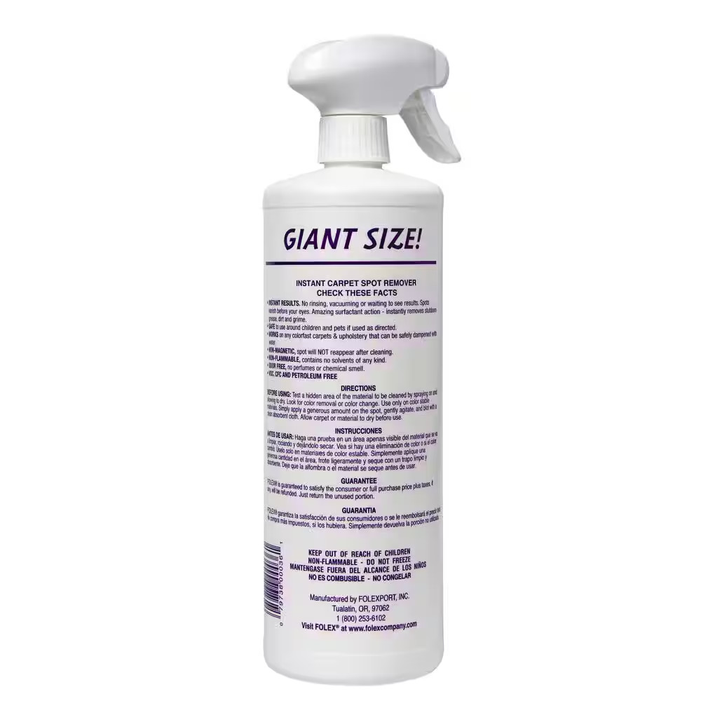 36 Oz. Instant Carpet Spot Remover Carpet Cleaner