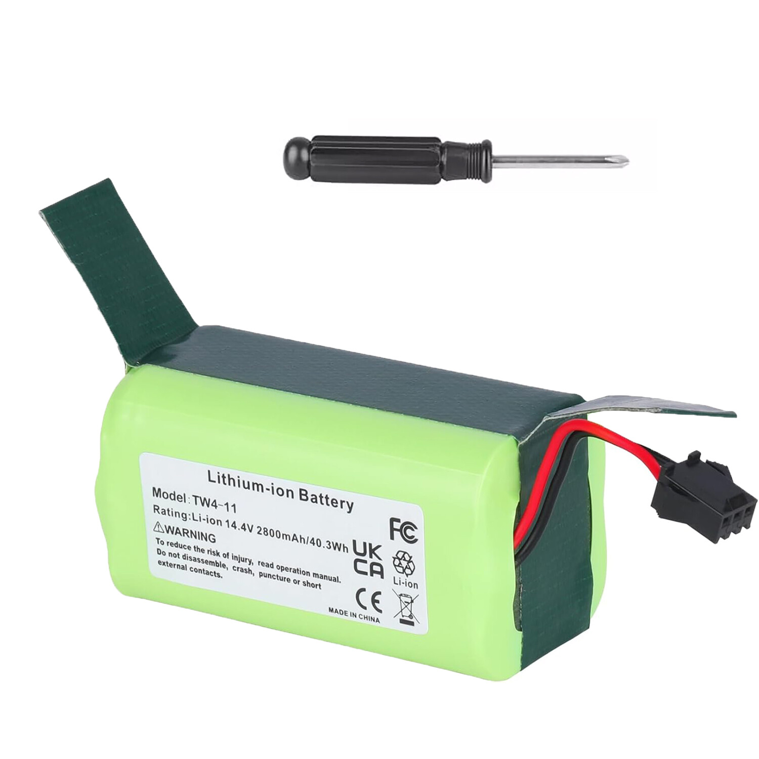 Eufy RoboVac 11S,11S Max, 12, 15T,15C,15C Max,25C,30,30C Max replacement battery