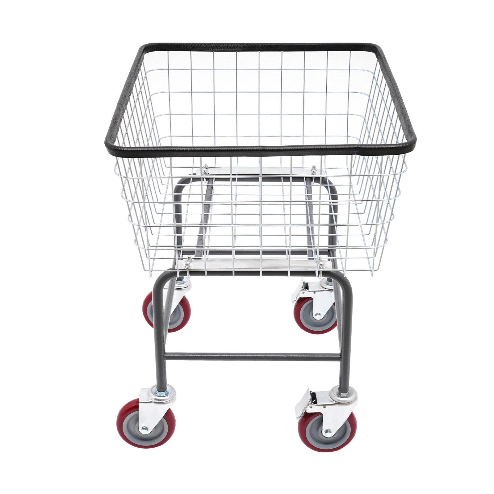 Steel Wire Laundry Cart Laundry Basket Commercial Laundry Cart With Wheels