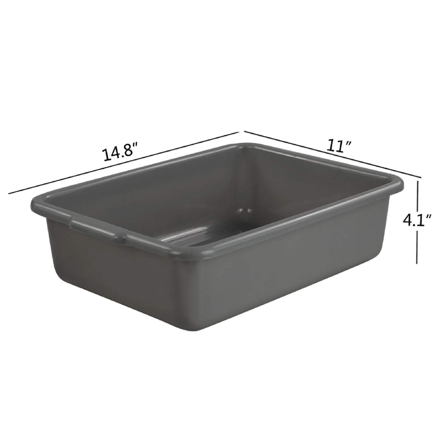 Modern 4-Pack Utility Boxes with Lift-Off Lid – Perfect for Food Prep & Storage