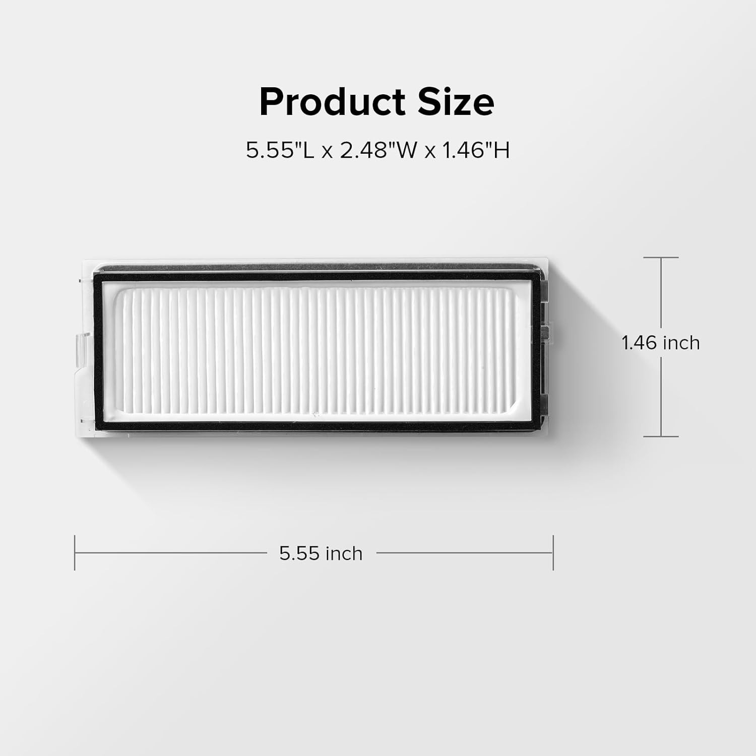 2 Pack Washable Filter for Qrevo MaxV Qrevo S Qrevo Plus Qrevo Pro Qrevo Curv