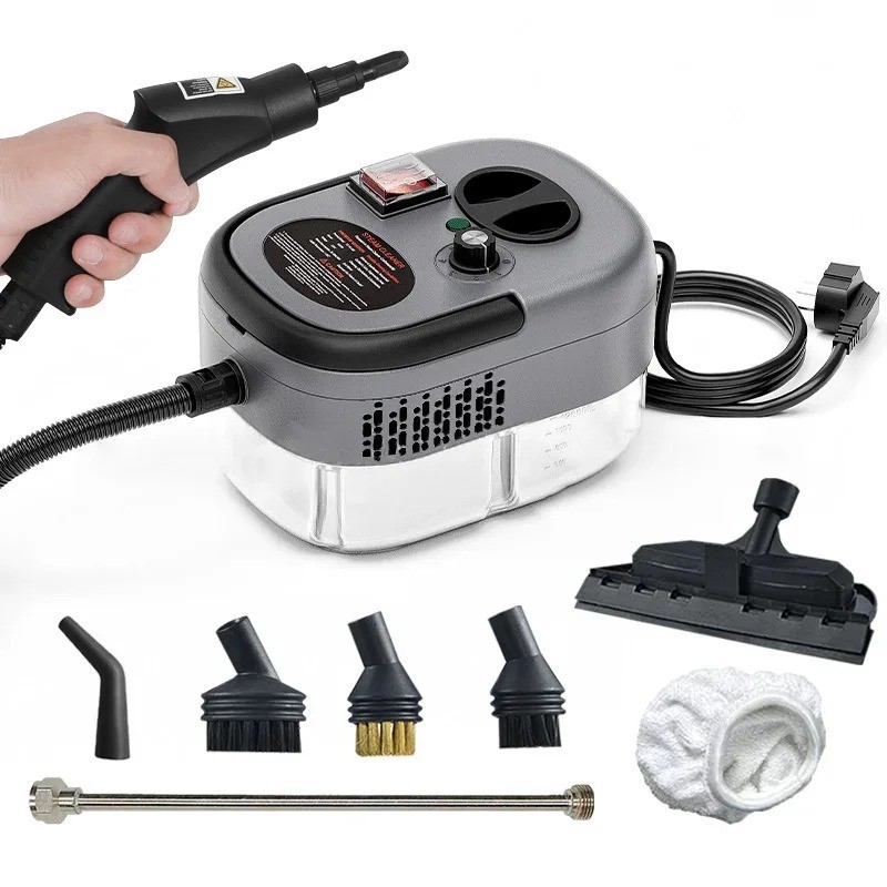 2500W High Pressure Steam Cleaner Handheld Home Car Kitchen Sterilizer