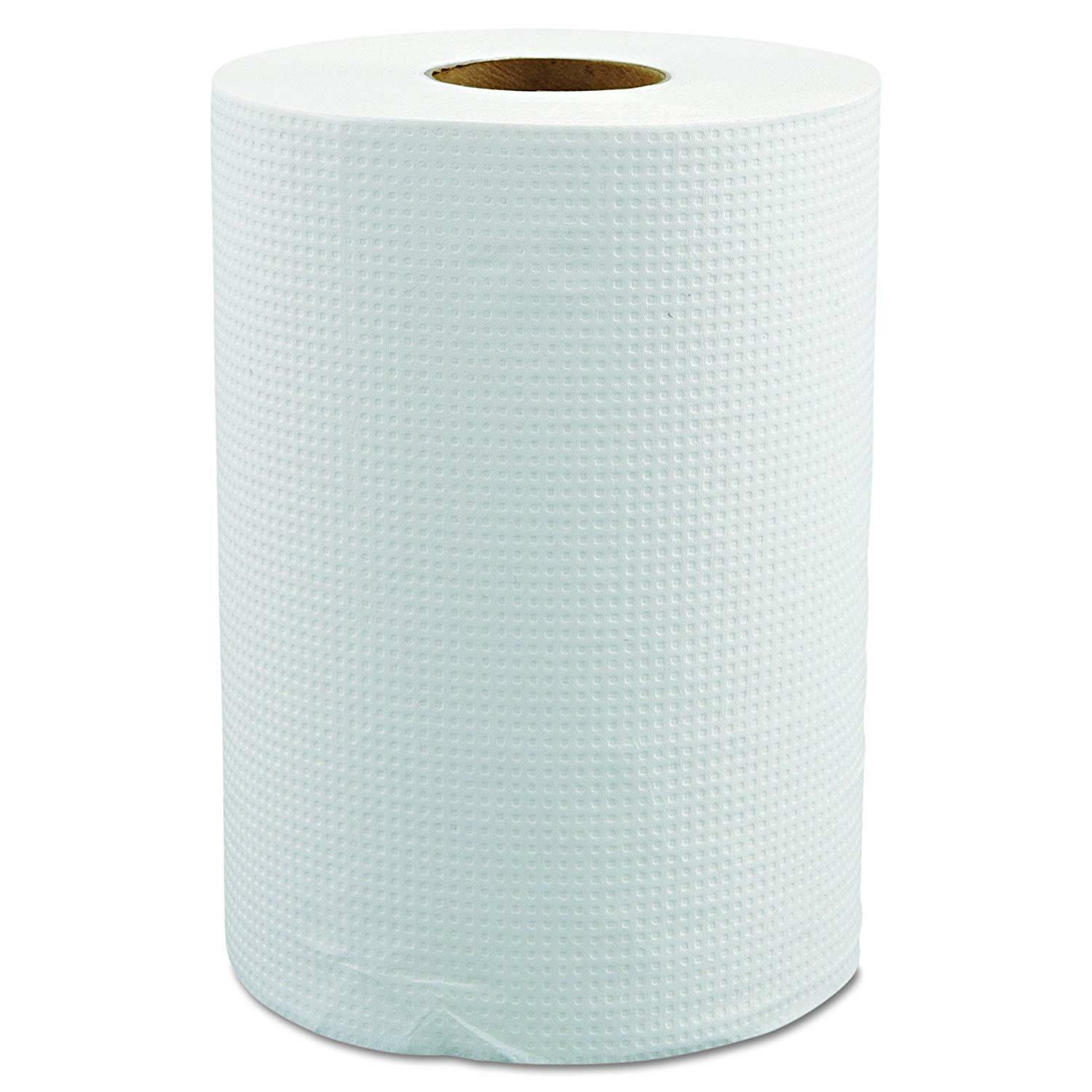 Morcon Paper W12350 Hardwound Roll Towels, 8″ x 350ft, White (Case of 12 Rolls)