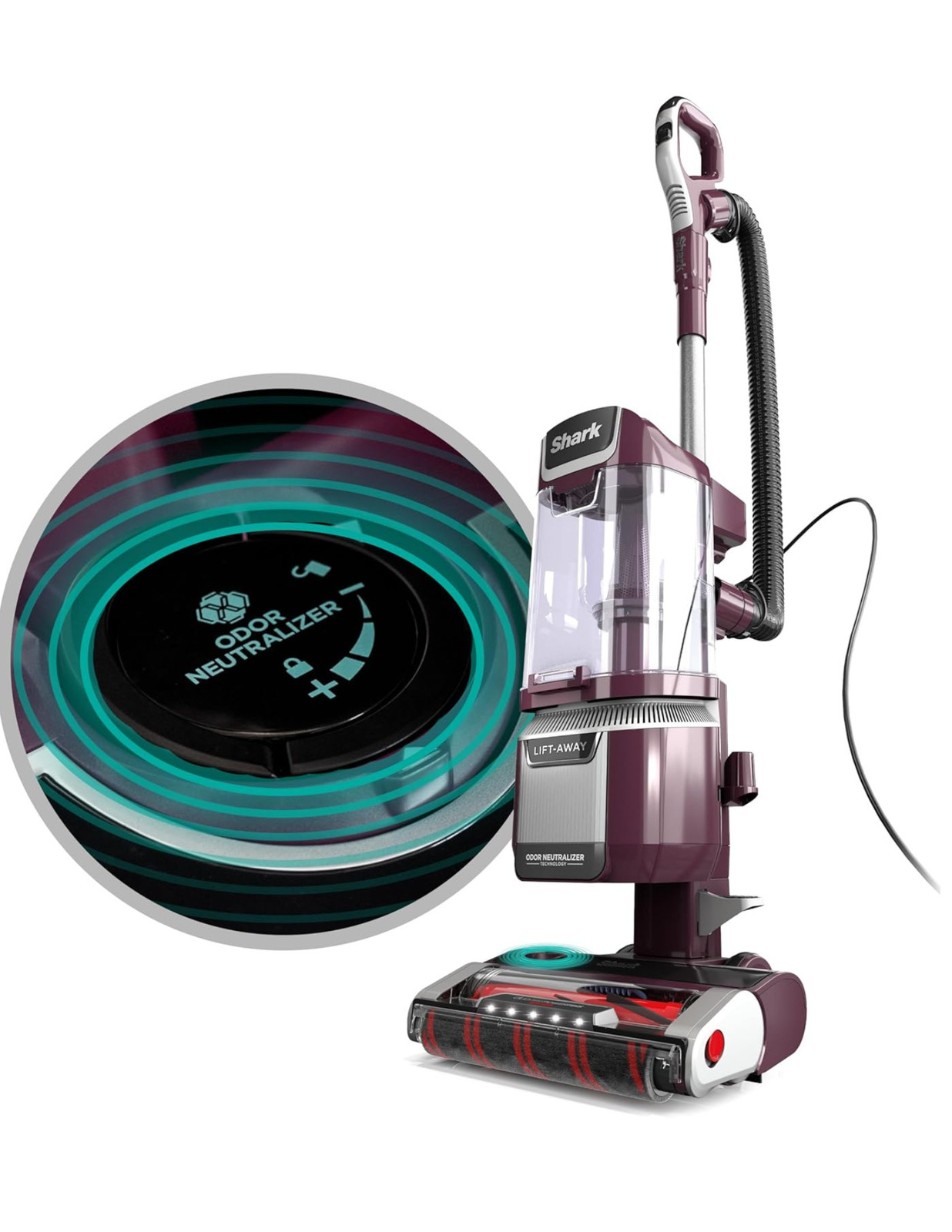 Shark Rotator Pet Lift-away Adv Upright Vacuum/duoclean Powerfins Hairpro/odor