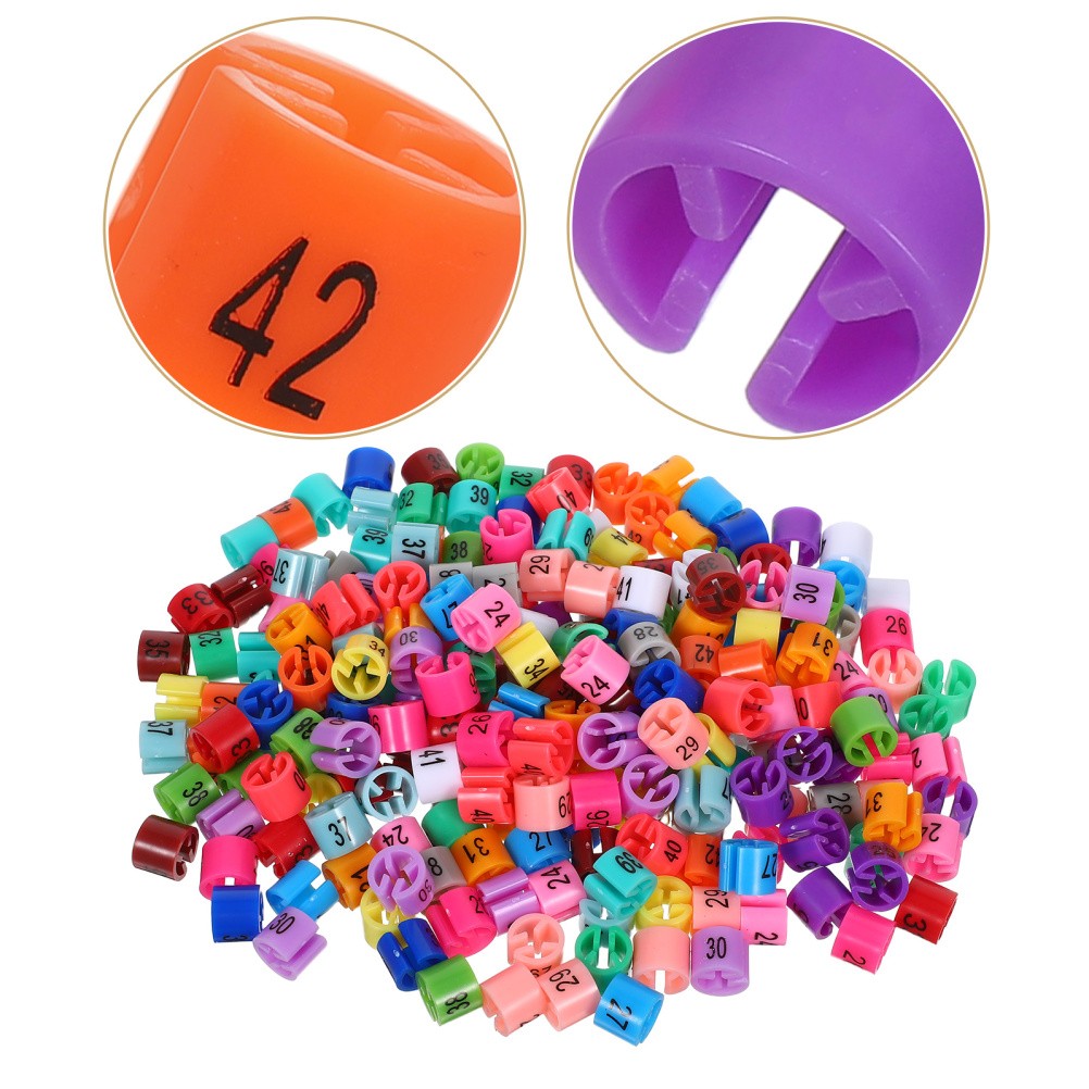 180 Pcs Hanger Size Tags Number Clothes Markers Circular Hardware Accessories