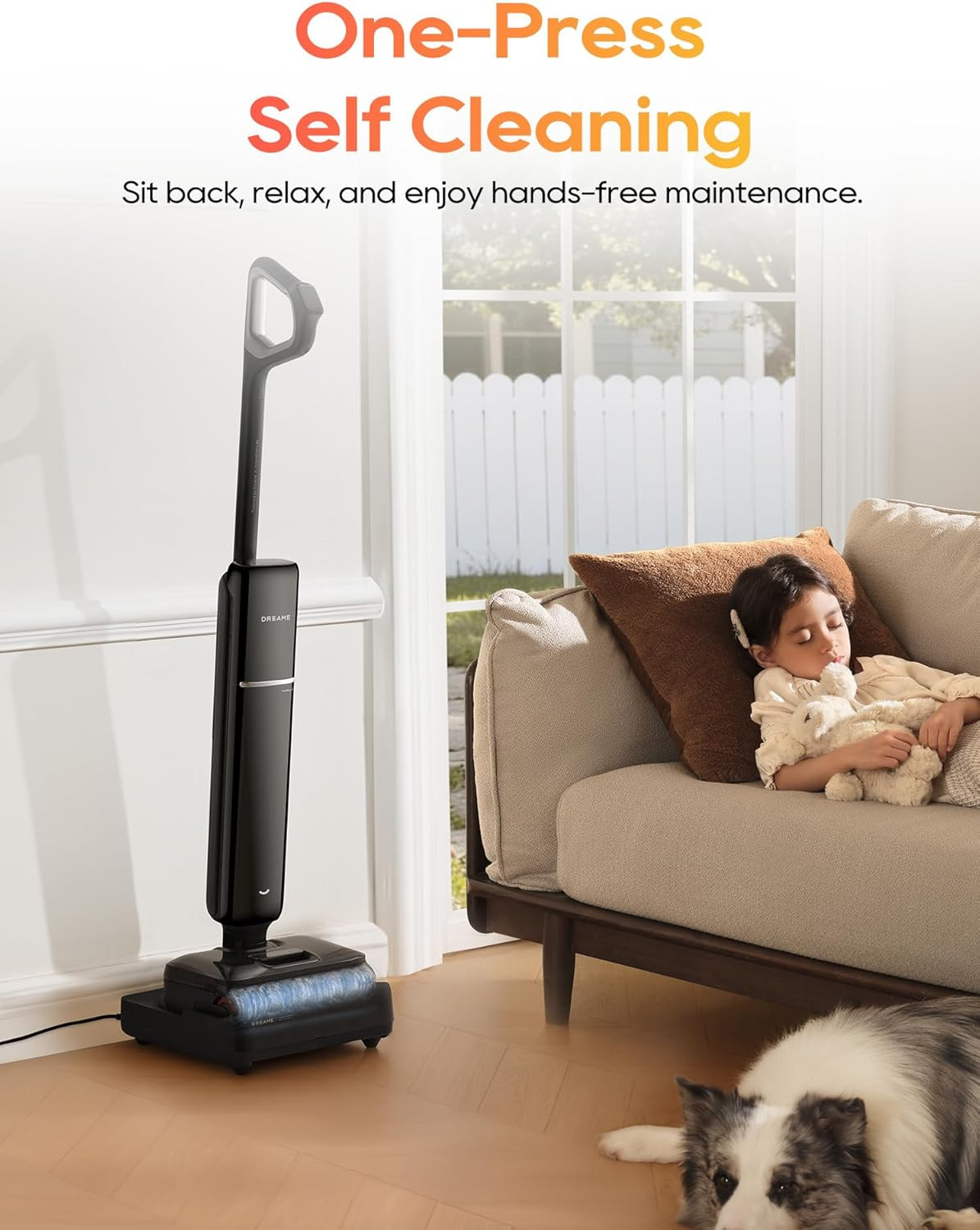 Aero Wet Dry Vacuum Mop – Self-Cleaning, Pet-Friendly, 35 Min Runtime