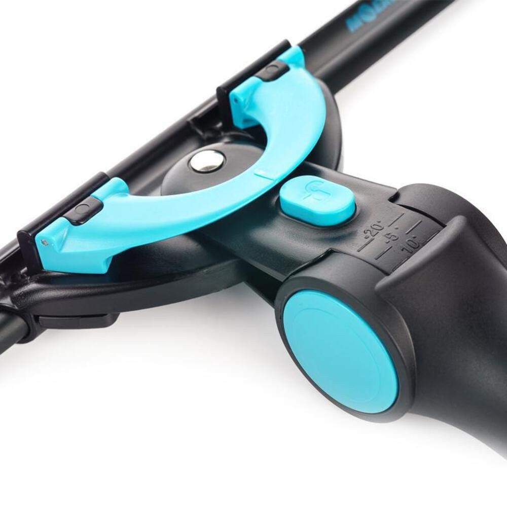 Moerman Excelerator 2.0 Squeegee Handle 1 Count (Pack of 1), Black/Blue
