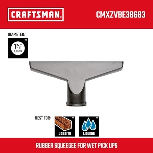 Wet Dry Shop Vacuum Nozzle 10 Inch Squeegee Wet Floor Cleaner Attachment