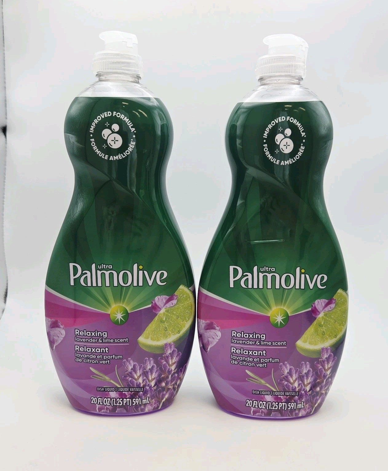 Palmolive Liquid Dish Soap, Lavender Lime Scent, 20 Oz 2 Pack