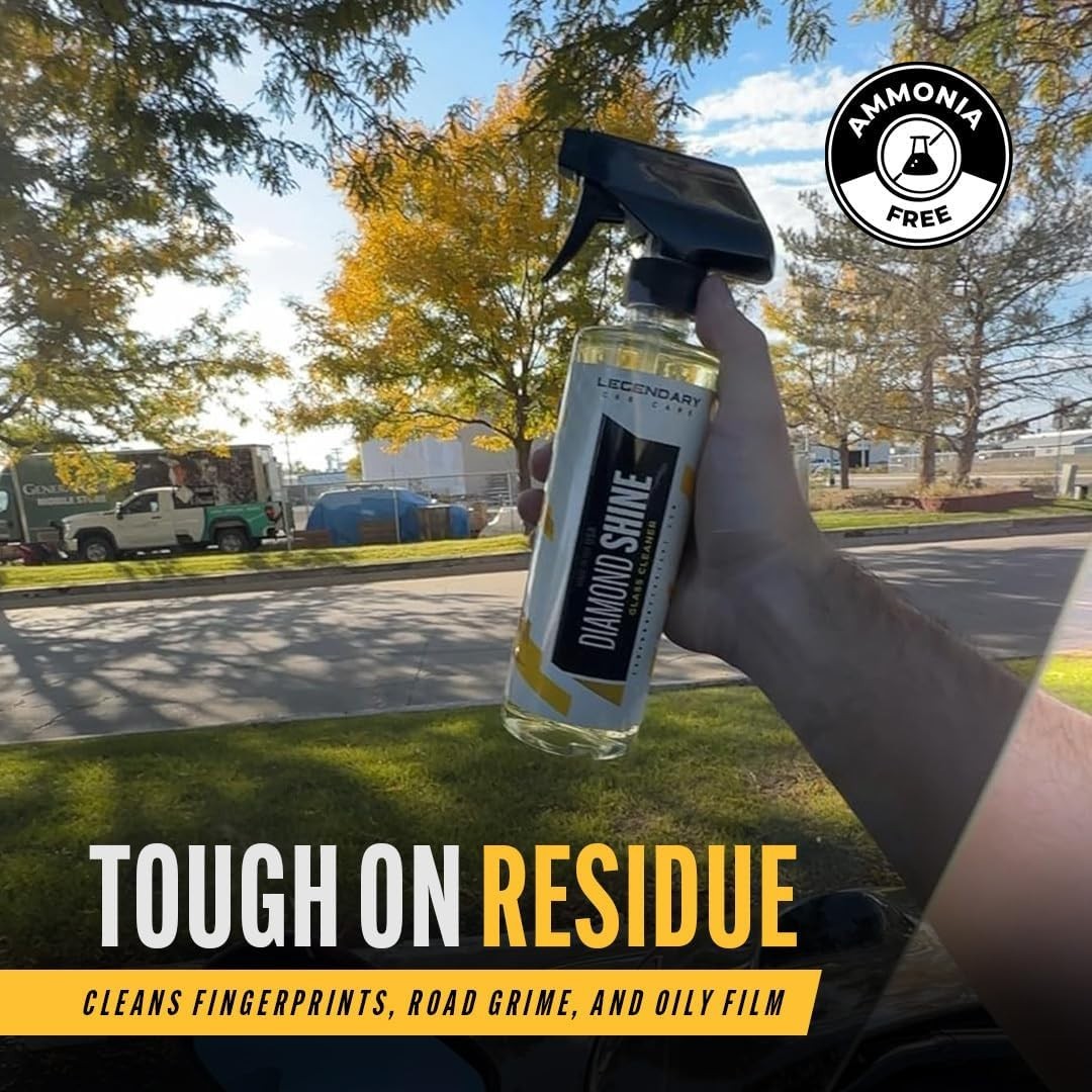 Legendary Glass Cleaner 16oz – Auto Window Cleaner Spray for Car Windows & Winds