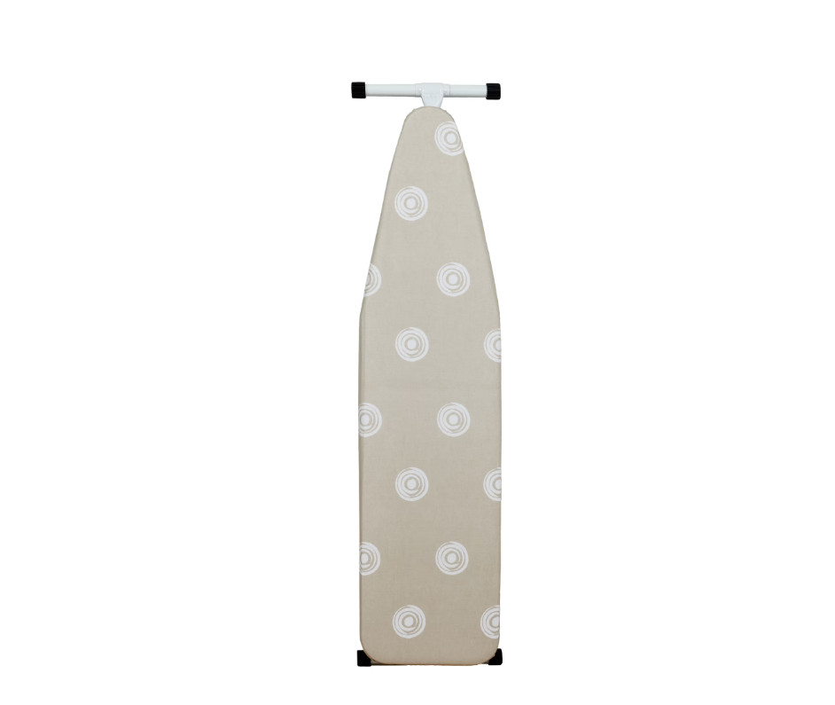 Mainstays Full‑Size T‑Leg Ironing Board – 53″ x 14″, Adjustable Height, Steel Fr