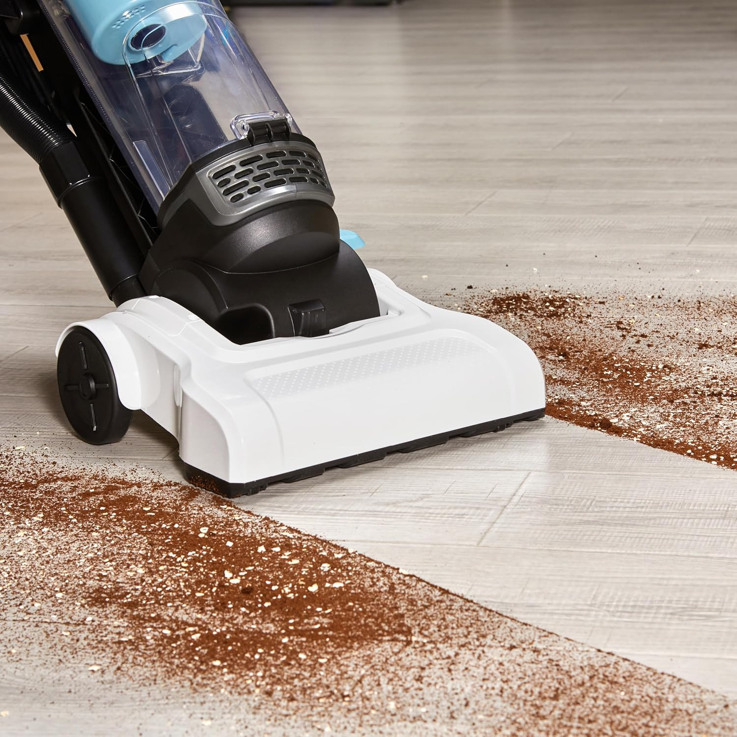 Upright Bagless Vacuum Cleaner for Carpet and Hard Floors, Washable Filter, Crev