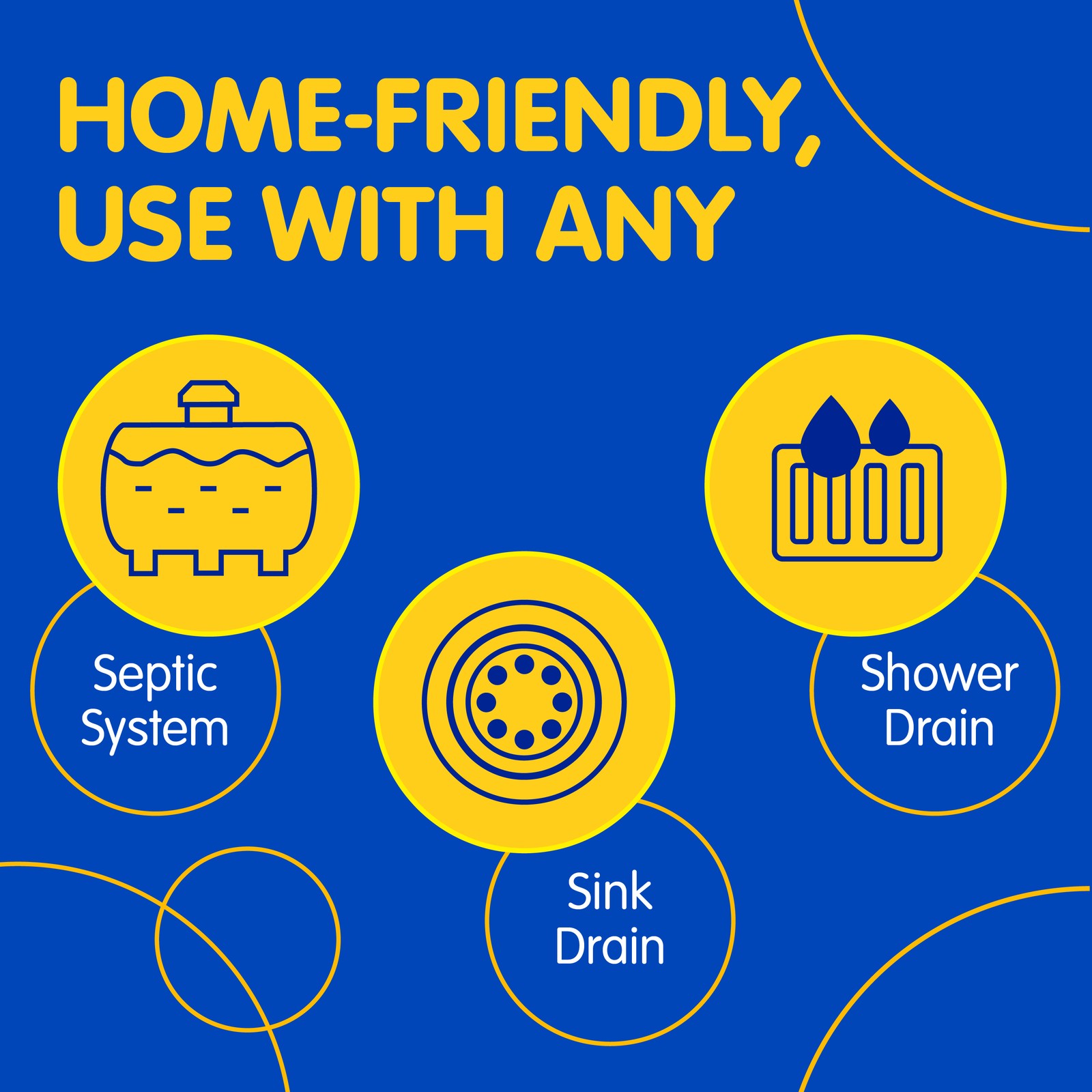 COMPAC HOME Plink Kitchen Drain Cleaner & Deodorizer, Lemon Fresh Scent