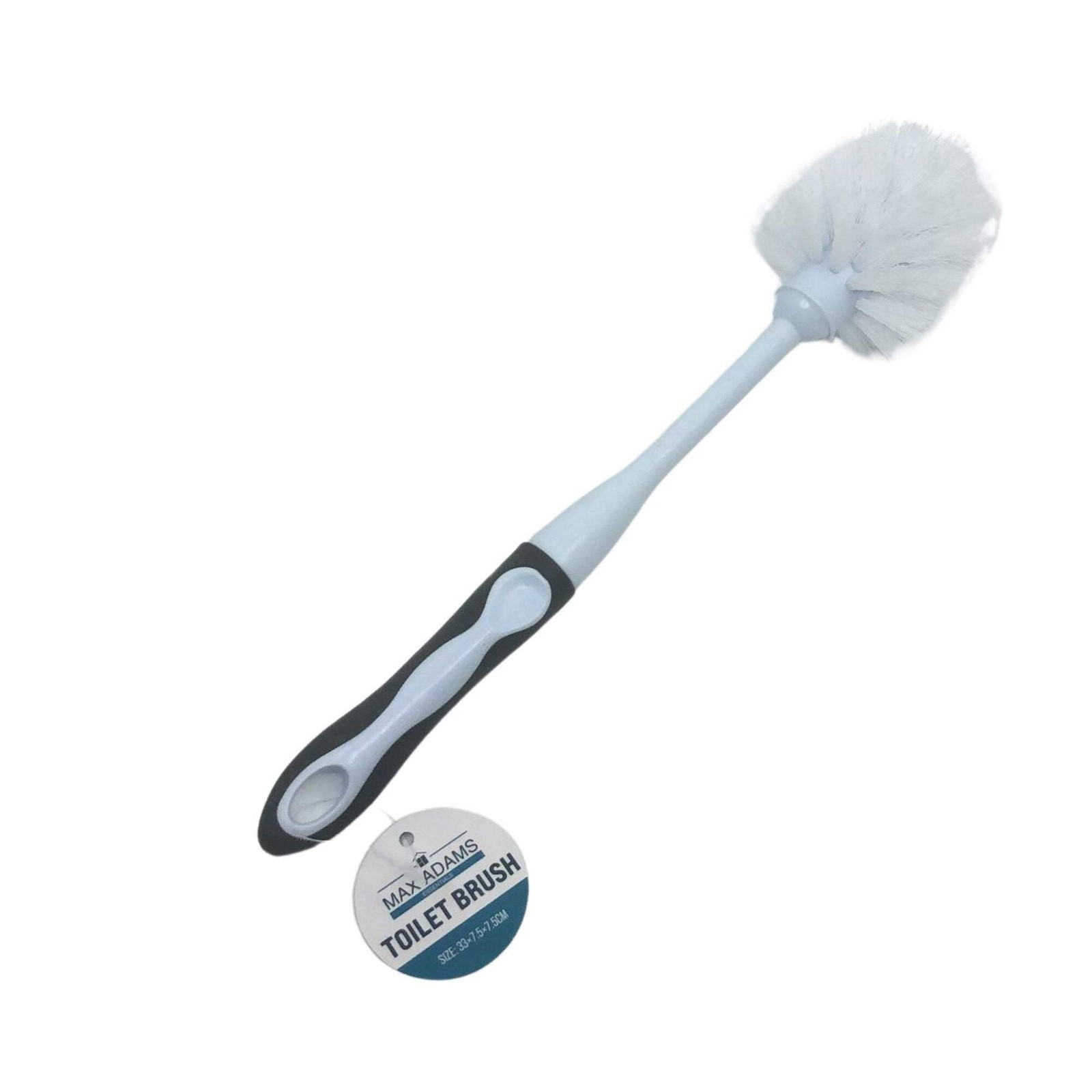Long Handle Toilet Brush with Stiff Bristles: 1 Pack
