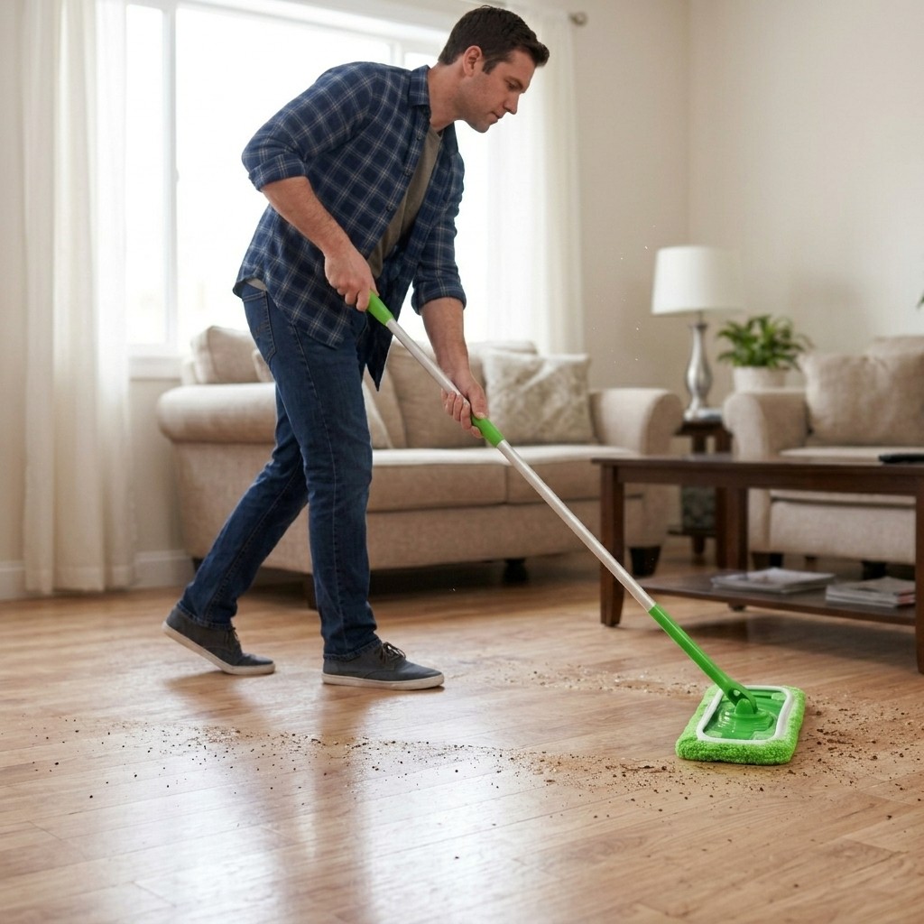 8 Pack Green Microfiber Mop Head Replacement Covers for Floor Cleaning