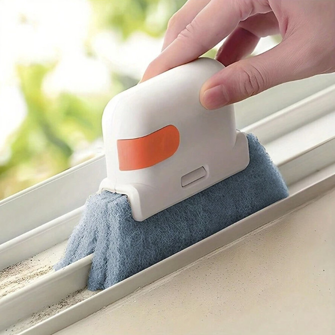 1PC Window Cleaning Brush for Glass, Gaps & Tracks – NEW