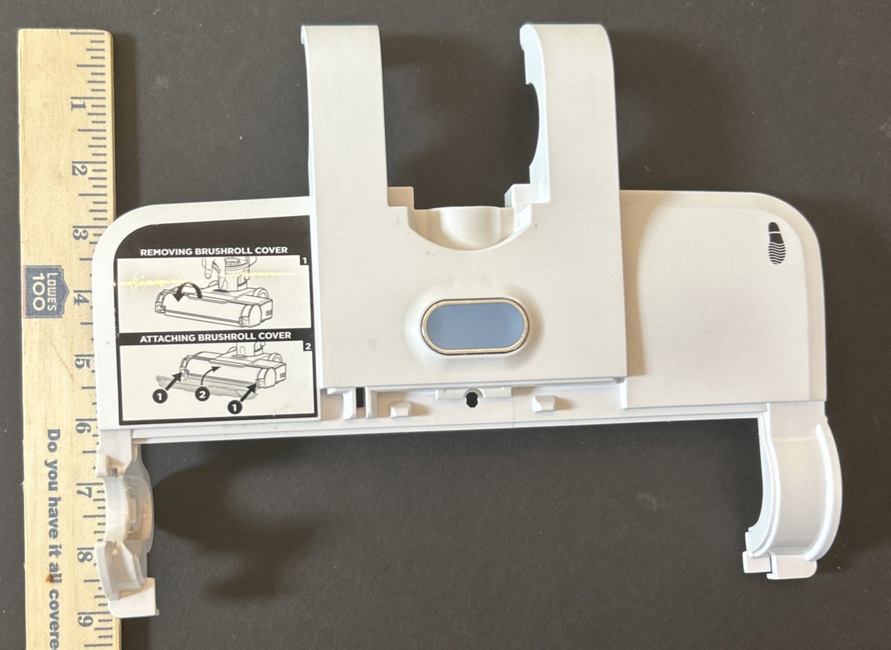 Shark WD201 WD200 AW201 TOP LID HOUSING COVER for Floor Nozzle Genuine OEM White