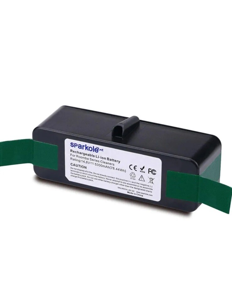 SPARKOLE 14.8V 5300mAh Lithium Ion Battery Pack Compatible iRobot Roomba Series